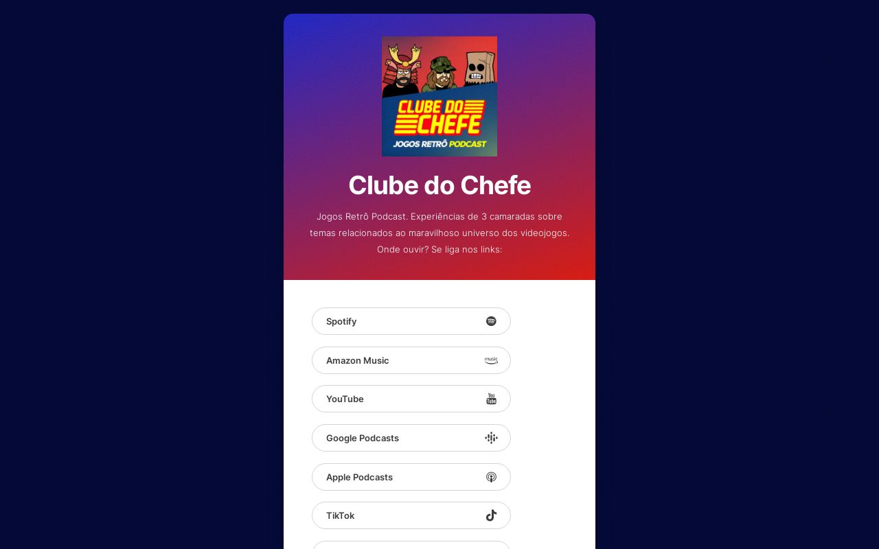 Clube do Chefe – Podcast – Podtail